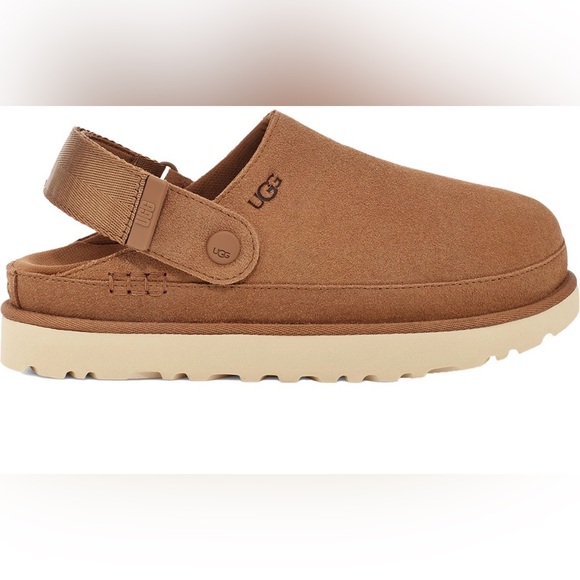 UGG Shoes - UGG Tasman Slingback Clog in Chestnut Suede with Cream Sole